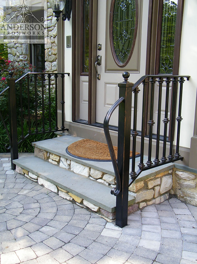 Wrought Iron Railing Custom And Pre, Outdoor Iron Railings Images