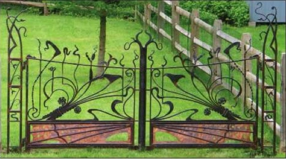 custom wrought iron gates 3