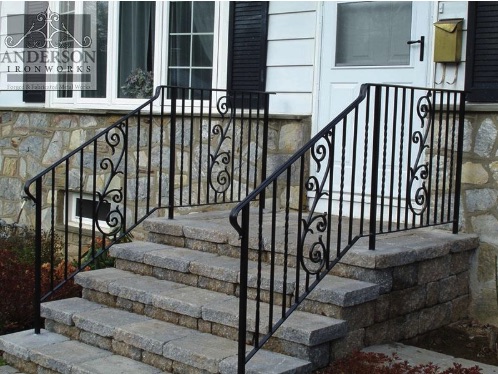 exterior wrought iron railings