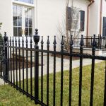 Wrought iron fence