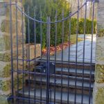 Wrought iron gate