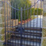 Wrought iron gate