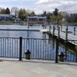 Aluminum fence rail