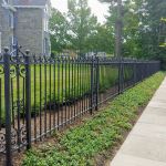 Wrought iron fence and rails