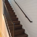 Interior wrought iron stair railing