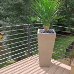 Wrought iron deck rail