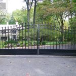 Wrought iron driveway gate Wrought iron driveway gate