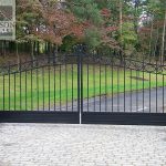 Wrought iron driveway gate Wrought iron driveway gate