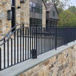 Wrought iron fence and rail