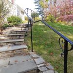 Wrought iron stair rail