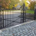 Wrought iron gates Wrought iron driveway gate