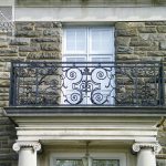 Exterior wrought iron balcony railing Wrought Iron Balcony railing