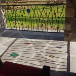 Exterior patio rail