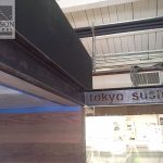 Metal sign for Tokyo Sushi & Catering Metal sign for Tokyo Sushi & Catering