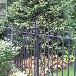 Wrought iron security fence Wrought iron security fence
