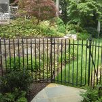 Perimeter security fence and gate Perimeter security wrought iron fence and gate