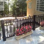Iron patio railing Iron patio railing