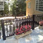 Iron patio railing Iron patio railing