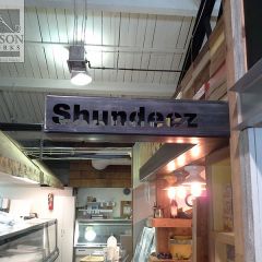 Shundeez Market metal sign