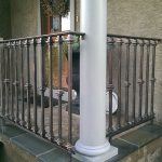 Iron porch and stair railing Iron porch and stair railing
