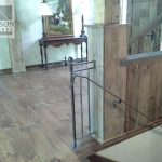 Stair railing Interior wrought iron stair railing