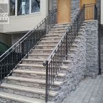 Iron stair railing Iron stair railing