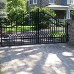 Wrought iron driveway gate Wrought iron driveway gate