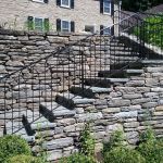 Wrought iron stair rail