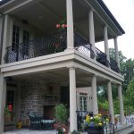 ? Wrought iron patio rail