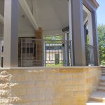 Wrought iron patio rail