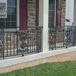Exterior Wrought Iron Porch Railing near Philadelphia, PA Exterior Wrought Iron Porch Railing