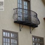 Beautiful custom exterior balcony Beautiful custom exterior wrought iron balcony