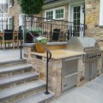 Exterior patio stair railing Exterior wrought iron patio stair railing