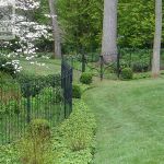 Custom made iron fence in Philadelphia, PA Custom made wrought iron fence in Philadelphia, PA