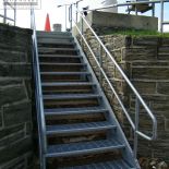 Commercial steel stair and stair railing Commercial steel stair and stair railing
