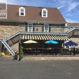 Commercial steel second-story stair platforms, railings, and stair rails Commercial steel second-story stair platforms, railings, and stair rails