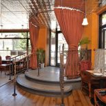 Brass stair railing Brass stair railing