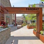 Corten steel commercial structure