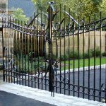 Wrought iron driveway gate Wrought iron driveway gate