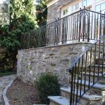 Stair rail stair railing