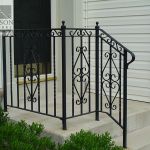 Small iron porch and stair railing Small iron porch and stair railing