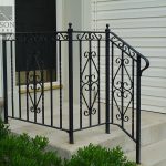Small iron porch and stair railing Small iron porch and stair railing