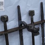 Custom wrought iron fence partition Custom wrought iron fence partition