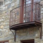 Rustic appearance iron balcony Rustic appearance iron balcony