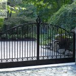 Wrought iron driveway gate Wrought iron driveway gate