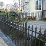 Victorian style picket fence Victorian style picket wrought iron fence
