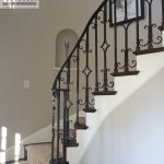 Interior curved stair railing Interior curved stair railing
