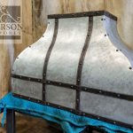 Zinc and Iron range hood