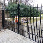 Wrought iron driveway gate Wrought iron driveway gate