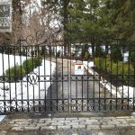 Custom wrought iron driveway gate Custom wrought iron driveway gate